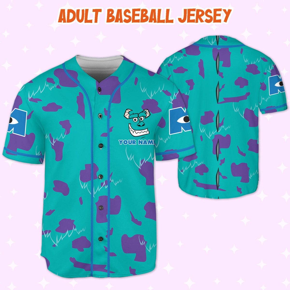 Mckenzieshoponline Disney Monsters Inc Cosplay Sully Suit Personalized Baseball Jersey For Fans - Image 6
