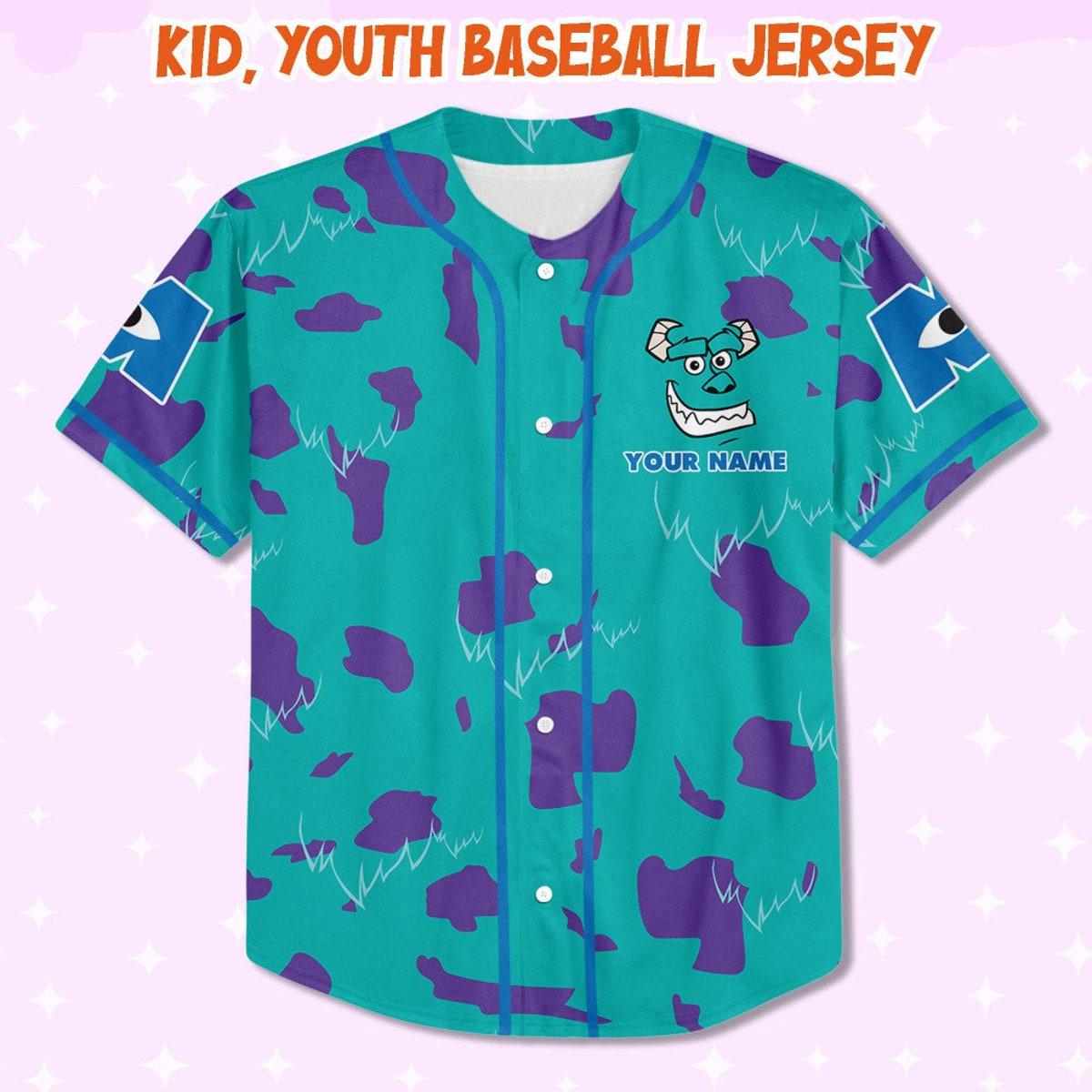 Mckenzieshoponline Disney Monsters Inc Cosplay Sully Suit Personalized Baseball Jersey For Fans - Image 3