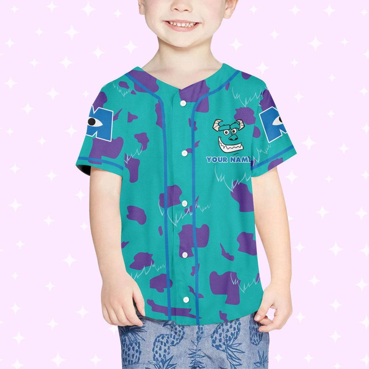 Mckenzieshoponline Disney Monsters Inc Cosplay Sully Suit Personalized Baseball Jersey For Fans - Image 5
