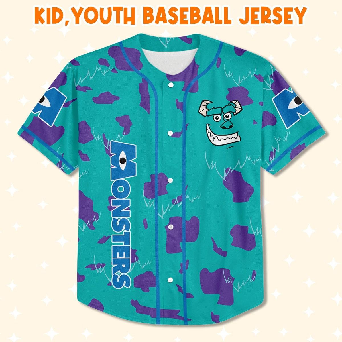 Mckenzieshoponline Disney Monsters Inc Cosplay Sullyure Personalized Baseball Jersey For Fans - Image 2