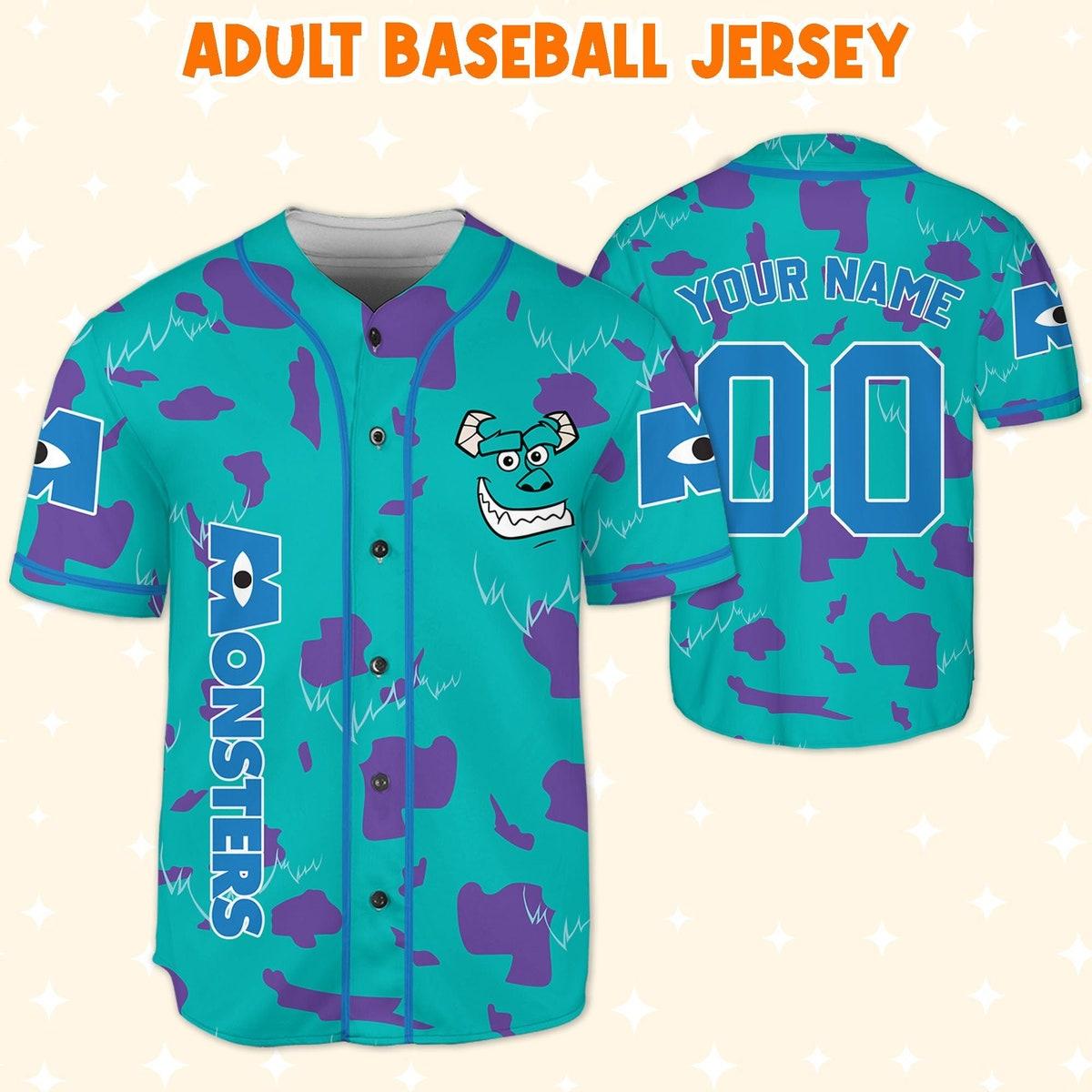 Mckenzieshoponline Disney Monsters Inc Cosplay Sullyure Personalized Baseball Jersey For Fans - Image 5