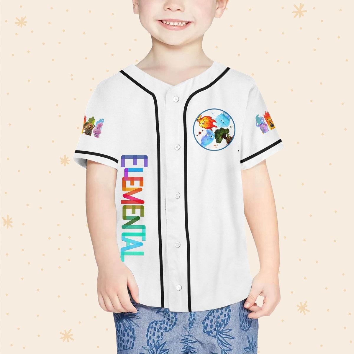 Mckenzieshoponline Disney Pixar Elemental Mickey Head Disney Personalized Baseball Jersey For Fans - Image 5