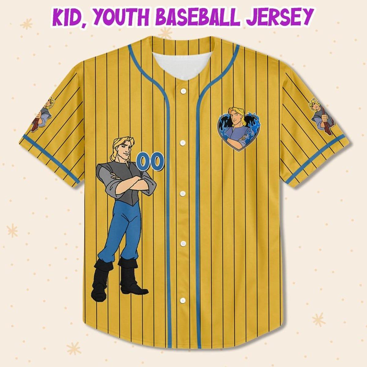 Mckenzieshoponline Disney Pocahontas Prince John Smith Personalized Baseball Jersey For Fans - Image 3