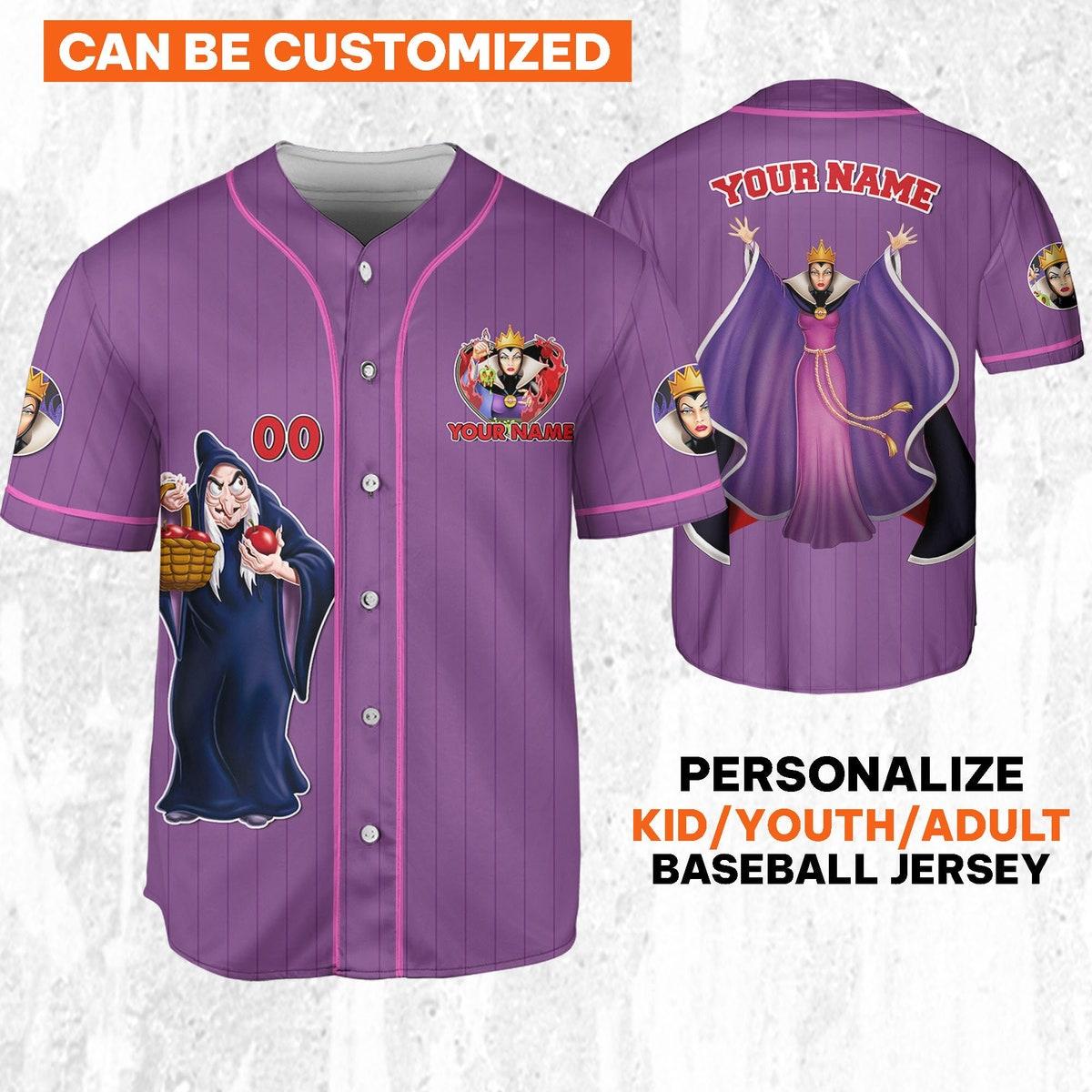 Mckenzieshoponline Disney Snow White And The Seven Dwarfs Personalized Baseball Jersey For Fans