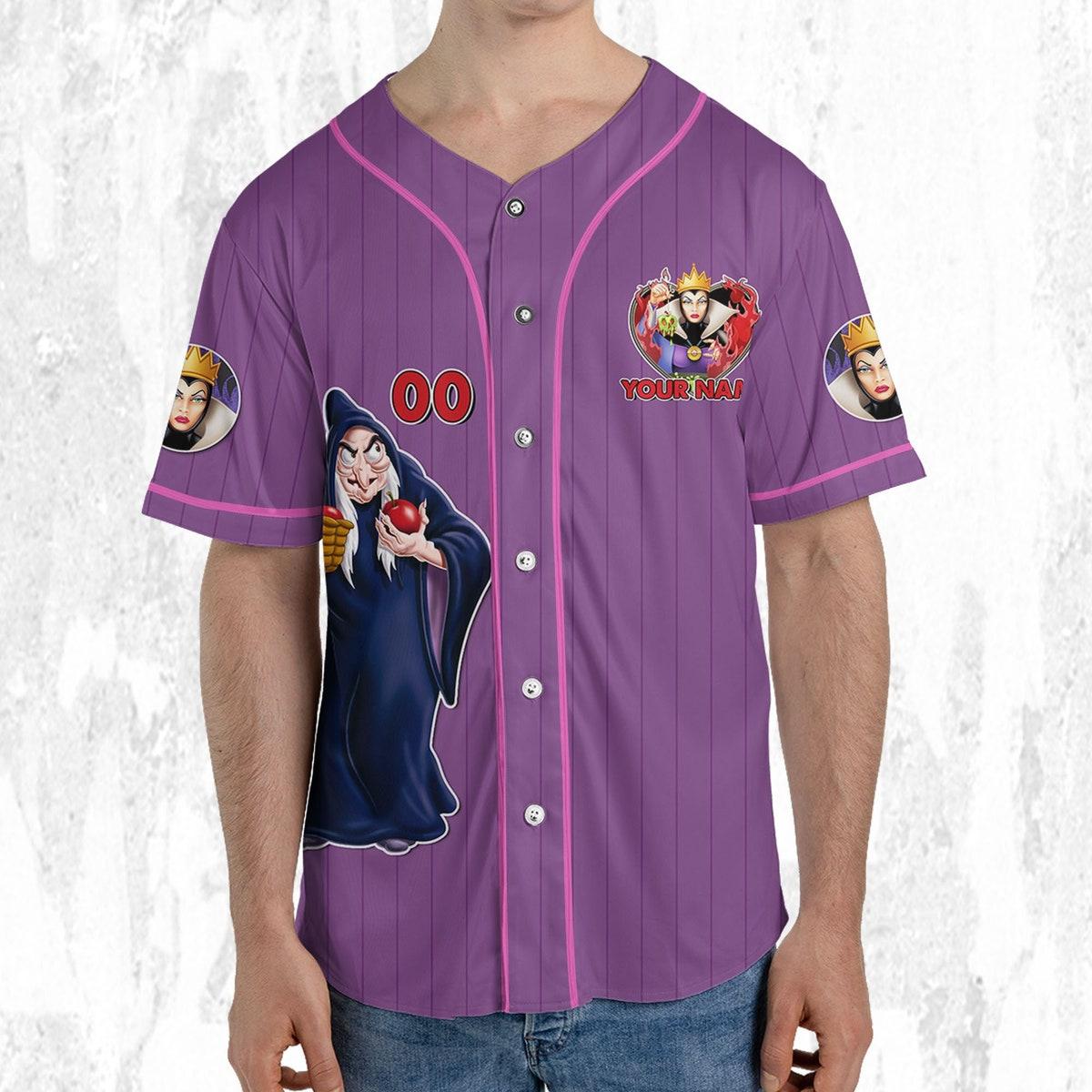 Mckenzieshoponline Disney Snow White And The Seven Dwarfs Personalized Baseball Jersey For Fans - Image 6