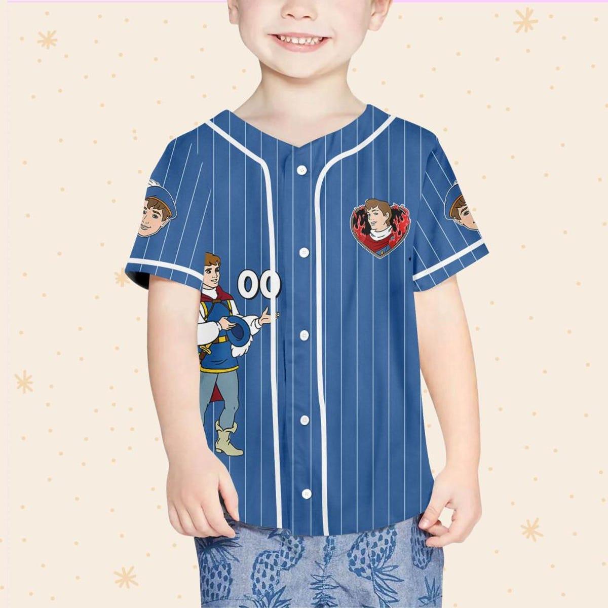 Mckenzieshoponline Disney Snow White Prince Florian Personalized Baseball Jersey For Fans - Image 5