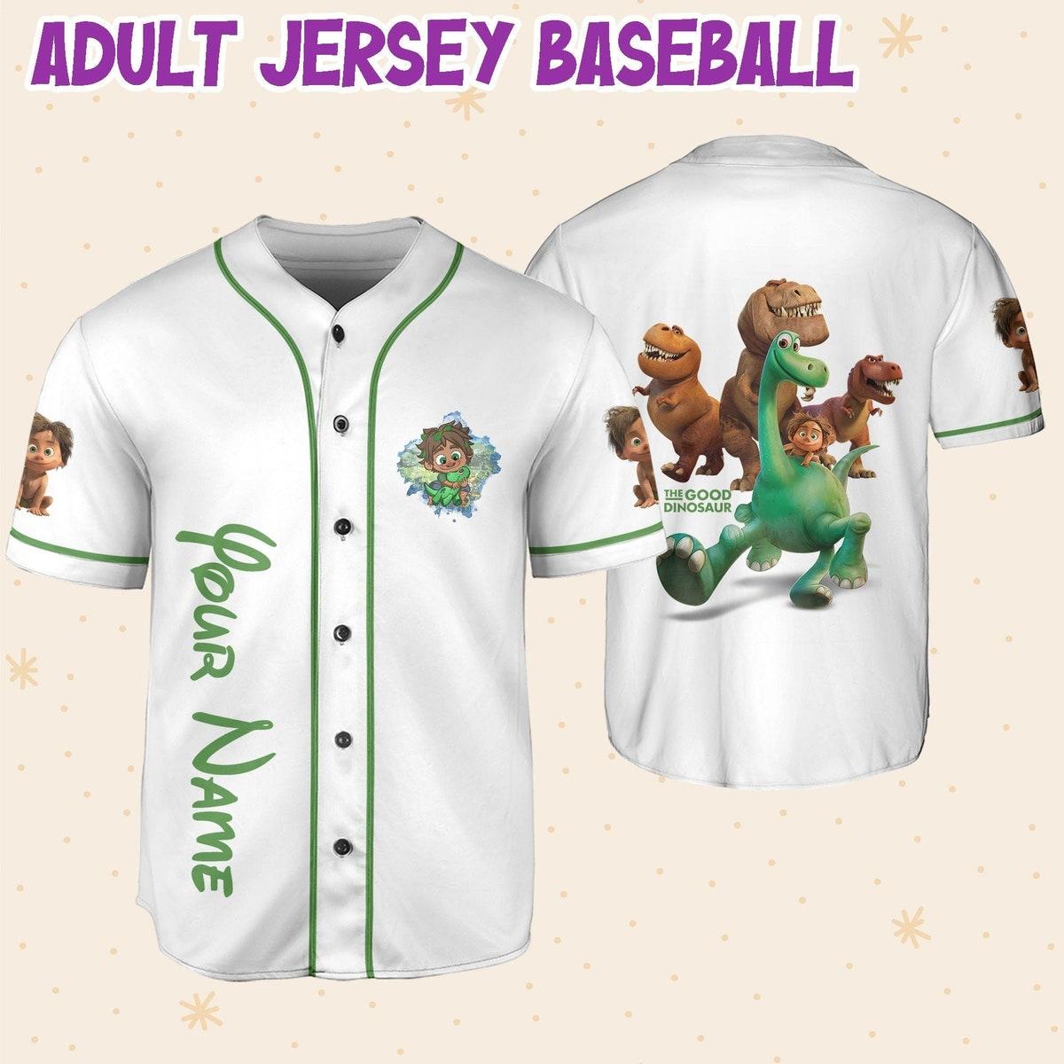 Mckenzieshoponline Disney The Good Dinosaur Characters Personalized Baseball Jersey For Fans - Image 7