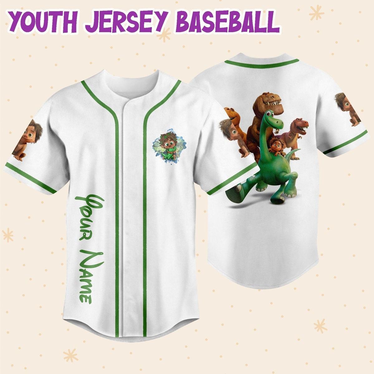 Mckenzieshoponline Disney The Good Dinosaur Characters Personalized Baseball Jersey For Fans - Image 6