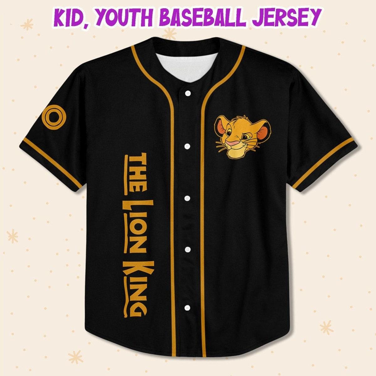 Mckenzieshoponline Disney The Lion King Sarabi And Simba Personalized Baseball Jersey For Fans - Image 3