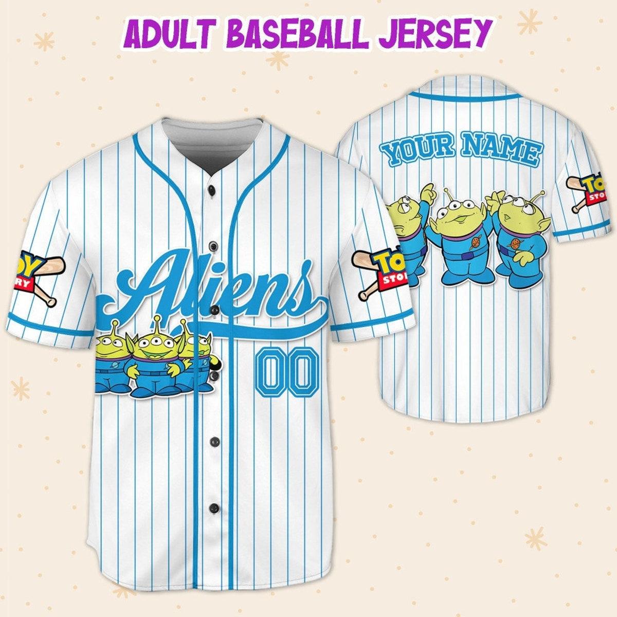 Mckenzieshoponline Disney Toy Story Aliens Personalized Baseball Jersey For Fans - Image 6