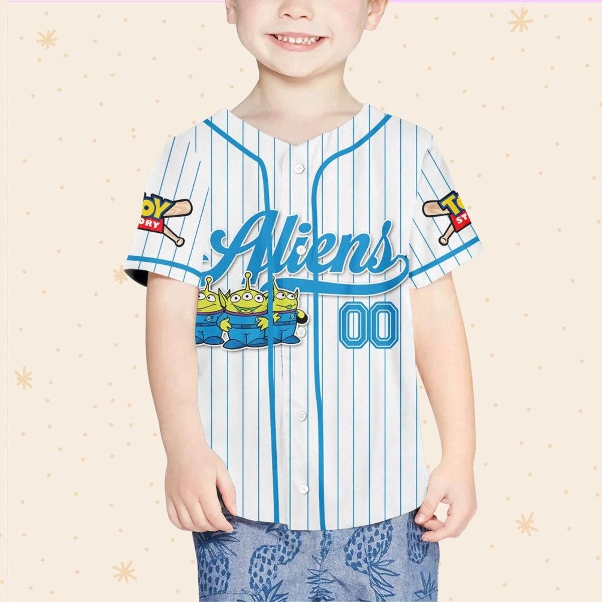 Mckenzieshoponline Disney Toy Story Aliens Personalized Baseball Jersey For Fans - Image 5
