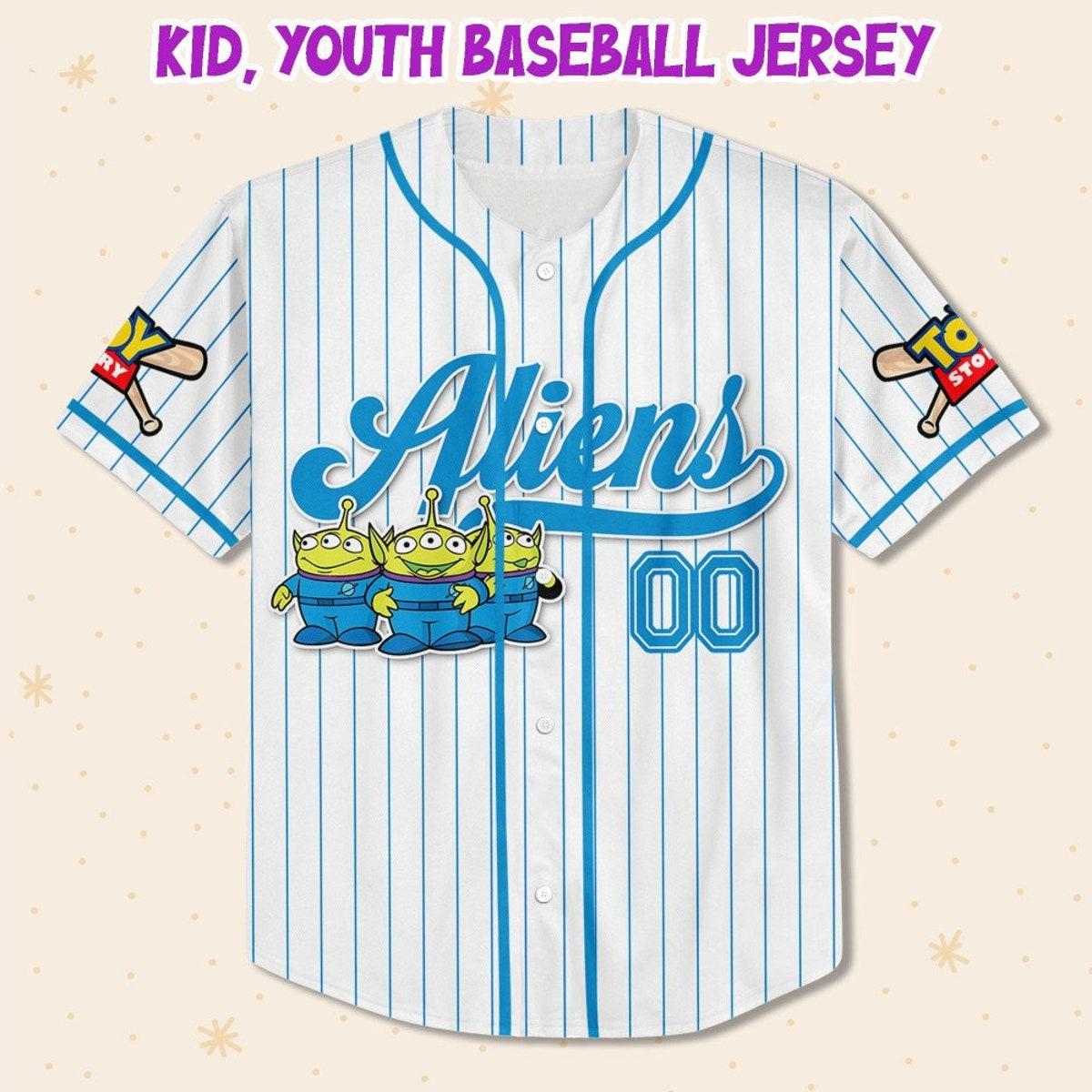 Mckenzieshoponline Disney Toy Story Aliens Personalized Baseball Jersey For Fans - Image 3