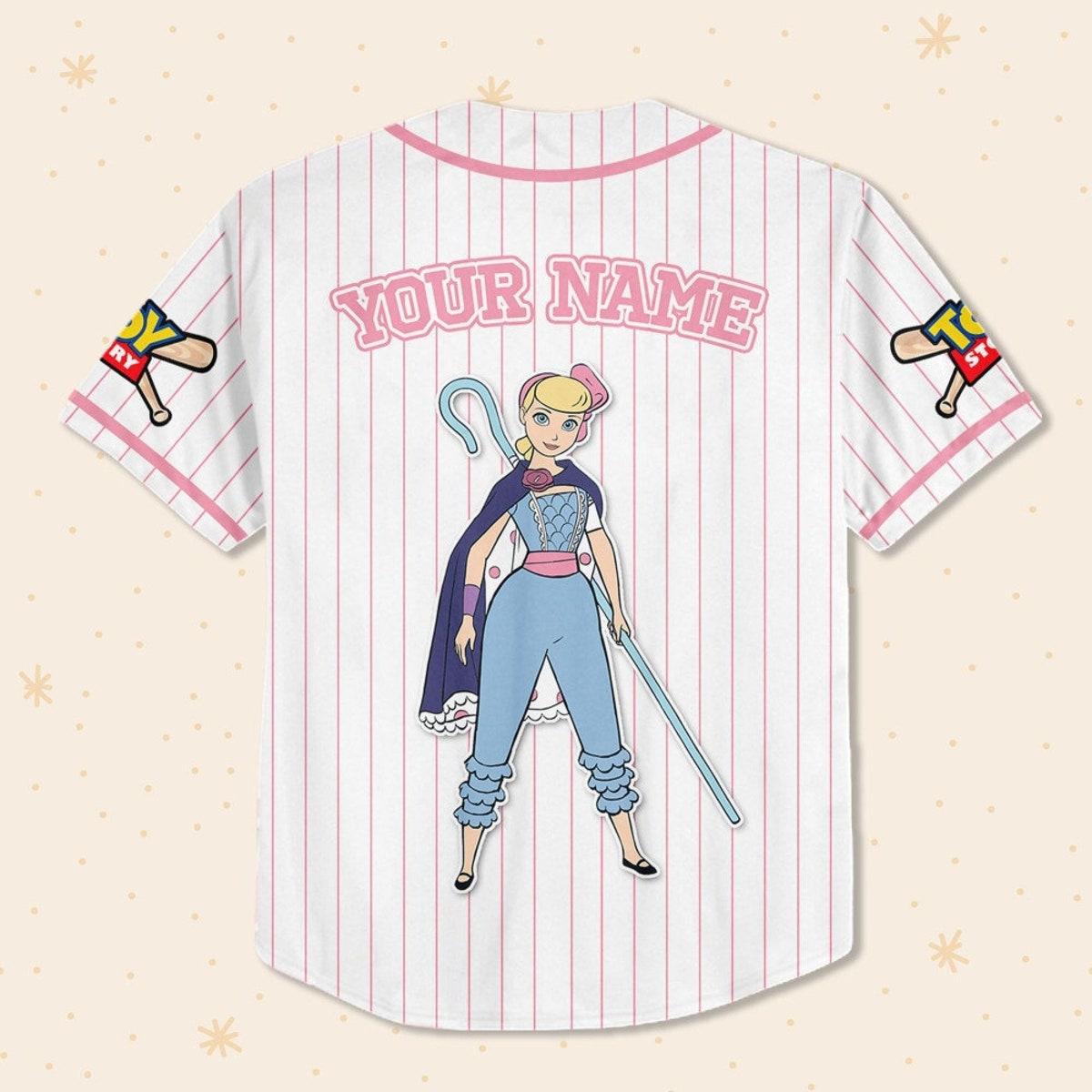Mckenzieshoponline Disney Toy Story Bo Peep Name Personalized Baseball Jersey For Fans - Image 4