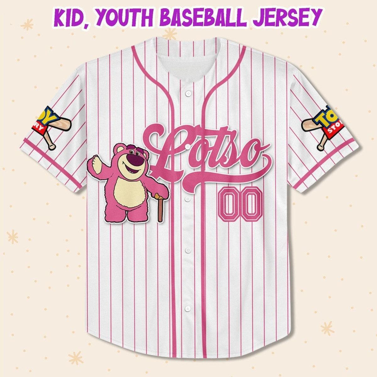 Mckenzieshoponline Disney Toy Story Lotso Disney Personalized Baseball Jersey For Fans - Image 3