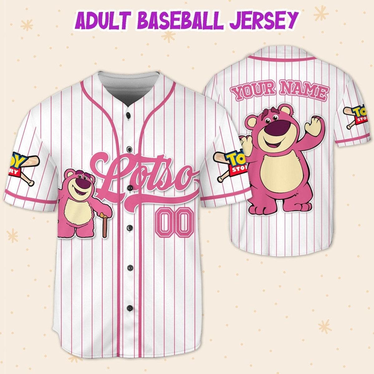 Mckenzieshoponline Disney Toy Story Lotso Disney Personalized Baseball Jersey For Fans - Image 6