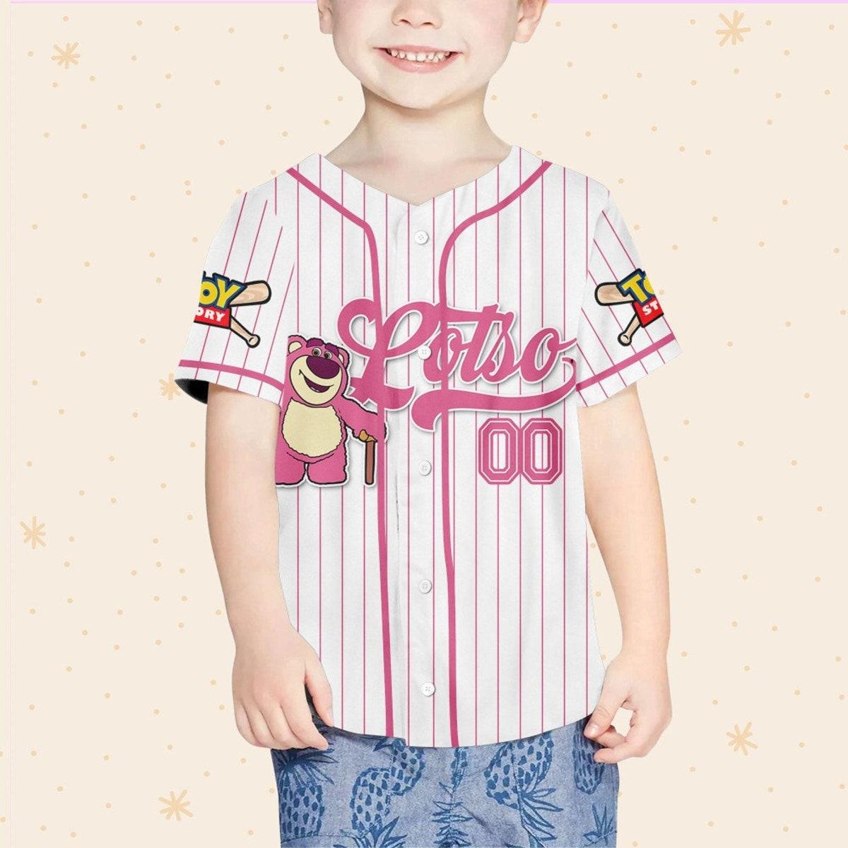 Mckenzieshoponline Disney Toy Story Lotso Disney Personalized Baseball Jersey For Fans - Image 5