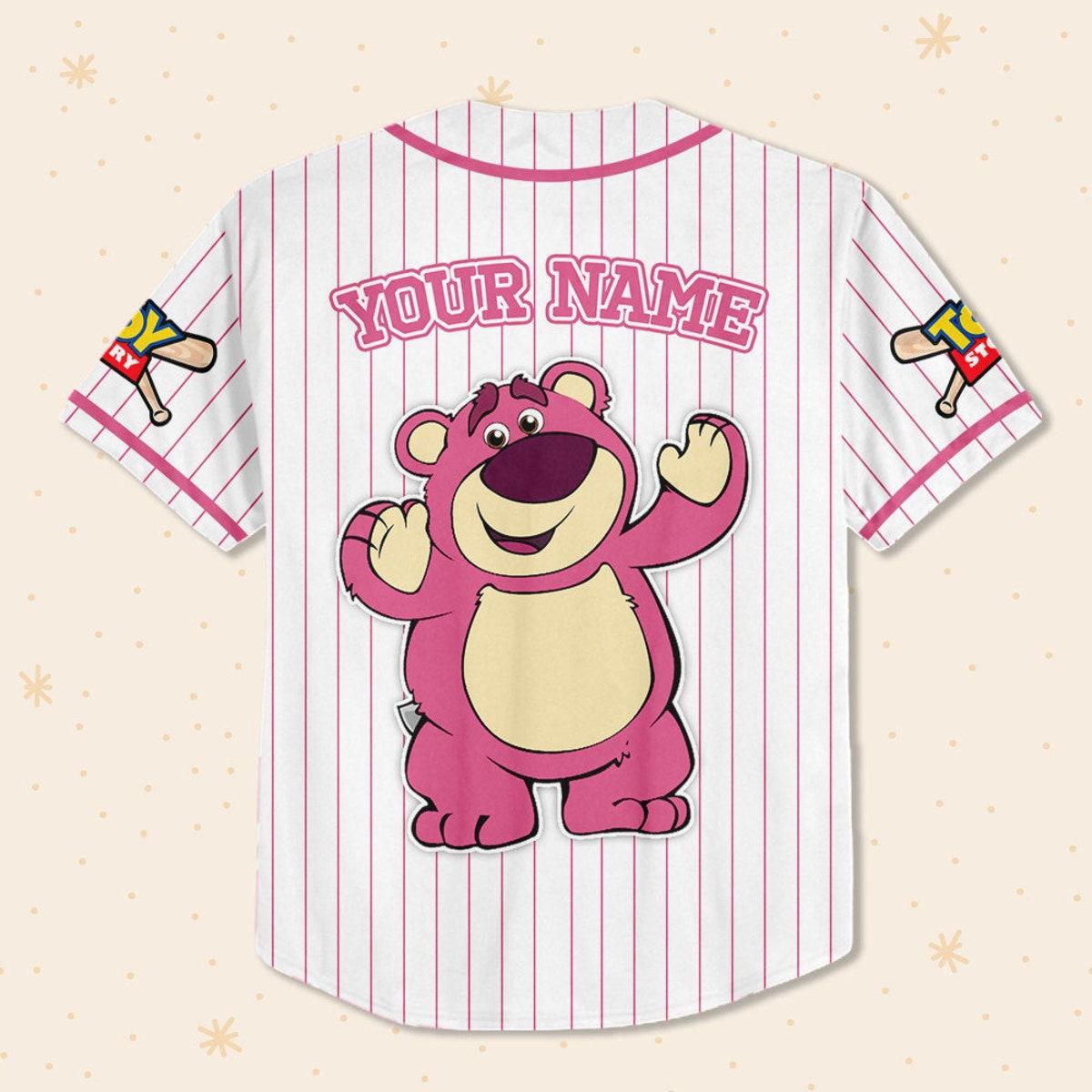 Mckenzieshoponline Disney Toy Story Lotso Disney Personalized Baseball Jersey For Fans - Image 4