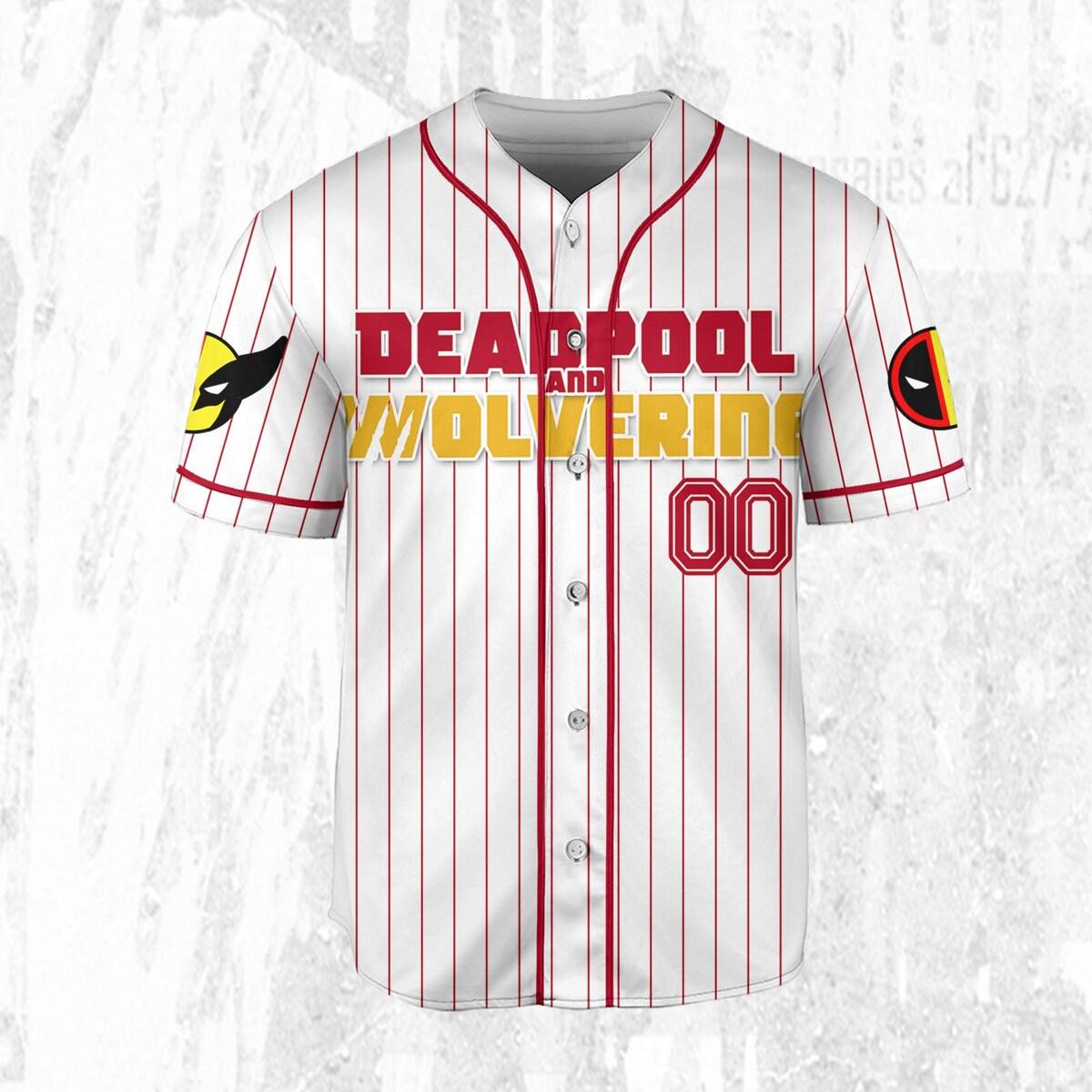 Mckenzieshoponline Disney W And D Friendship Deadpool Simple Personalized Baseball Jersey For Fans - Image 4