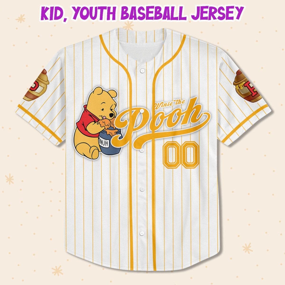 Mckenzieshoponline Disney Winnie The Pooh Pooh Personalized Baseball Jersey For Fans - Image 3