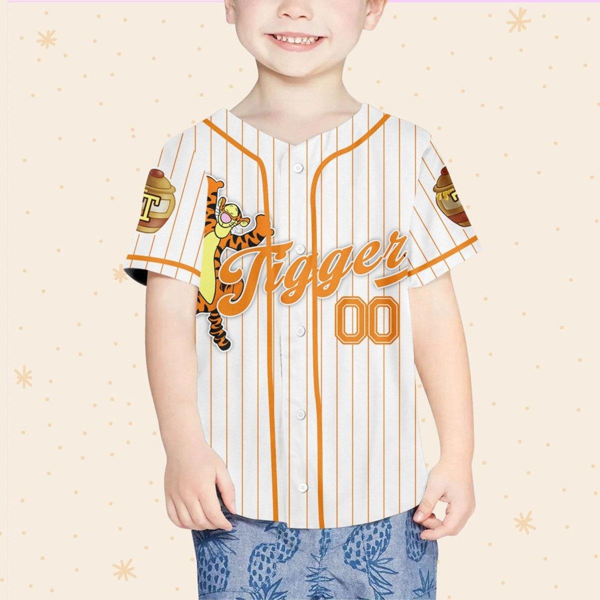 Mckenzieshoponline Disney Winnie The Pooh Tigger Personalized Baseball Jersey For Fans - Image 5