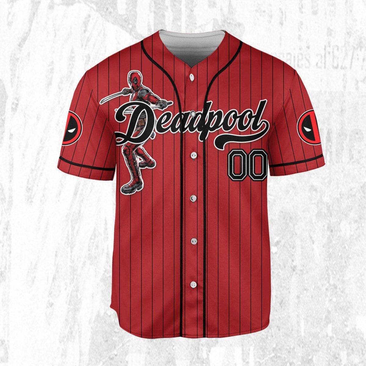 Mckenzieshoponline Disney Wolverine And Deadpool Hero Sport Personalized Baseball Jersey For Fans - Image 4