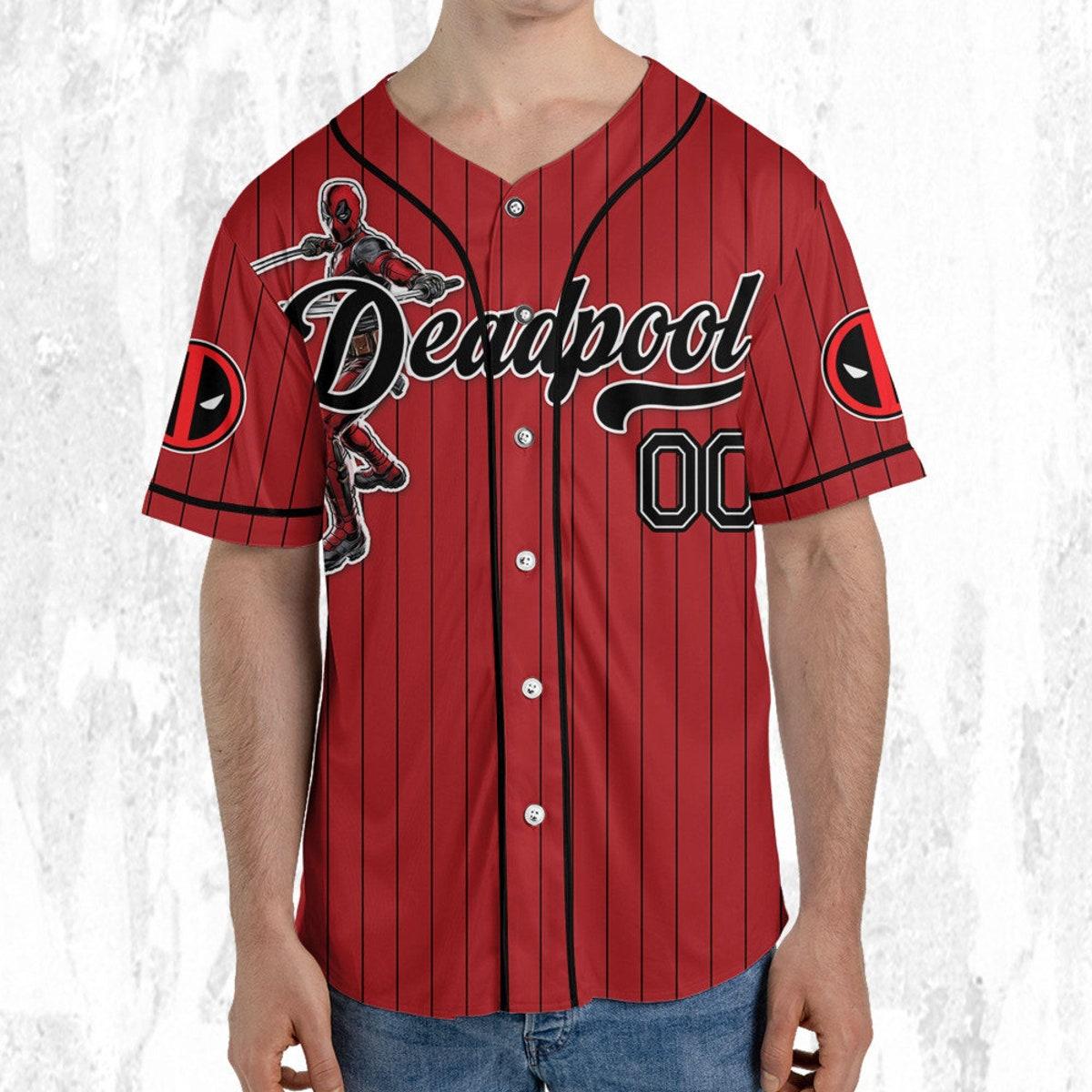 Mckenzieshoponline Disney Wolverine And Deadpool Hero Sport Personalized Baseball Jersey For Fans - Image 6