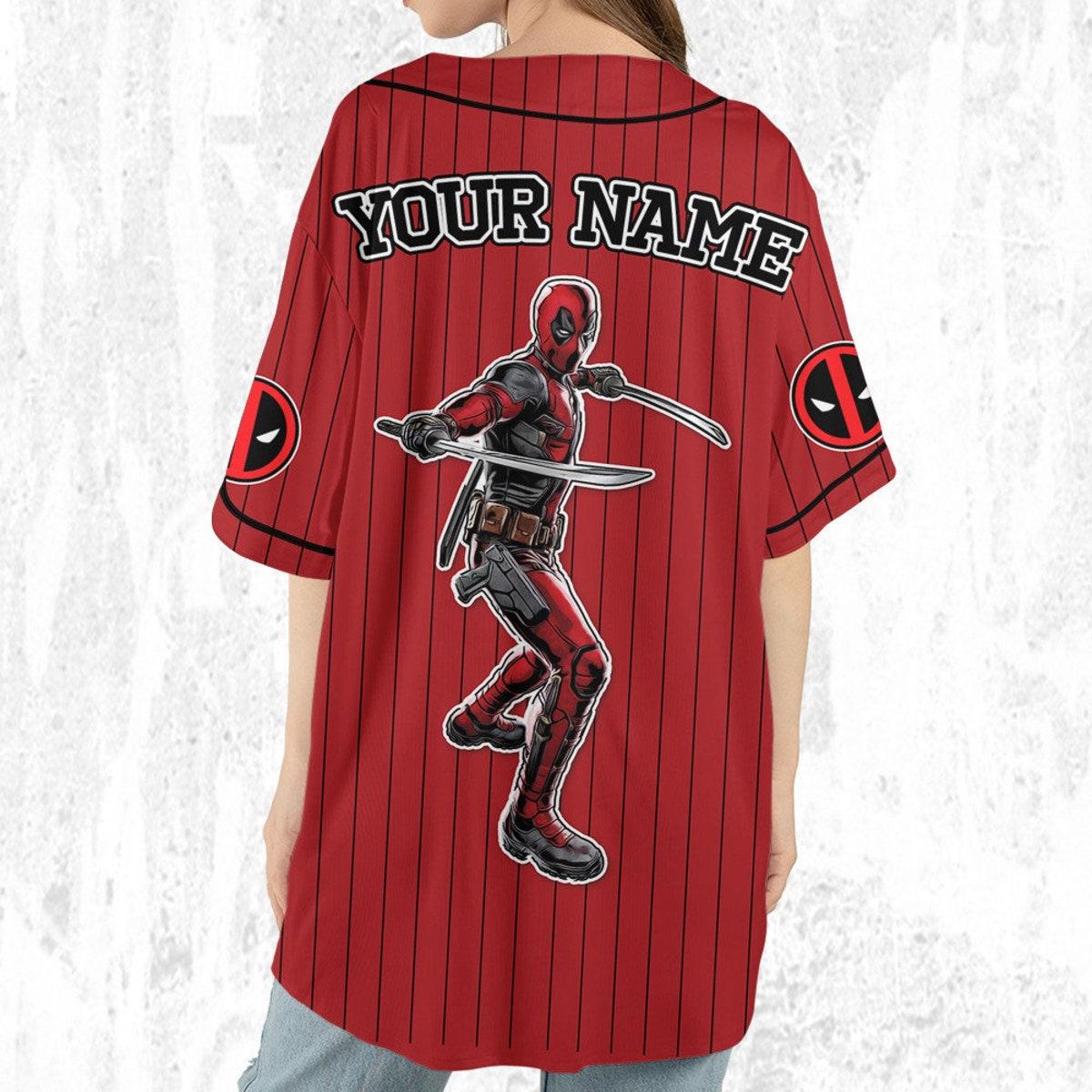 Mckenzieshoponline Disney Wolverine And Deadpool Hero Sport Personalized Baseball Jersey For Fans - Image 7