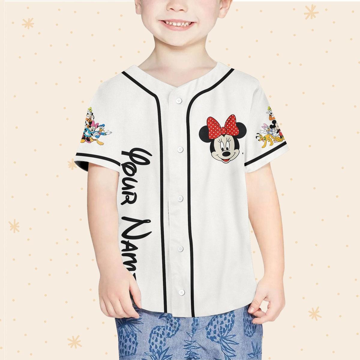 Mckenzieshoponline Disneyland Disney Trip With Minnie Mouse 2024 Personalized Baseball Jersey For Fans - Image 5