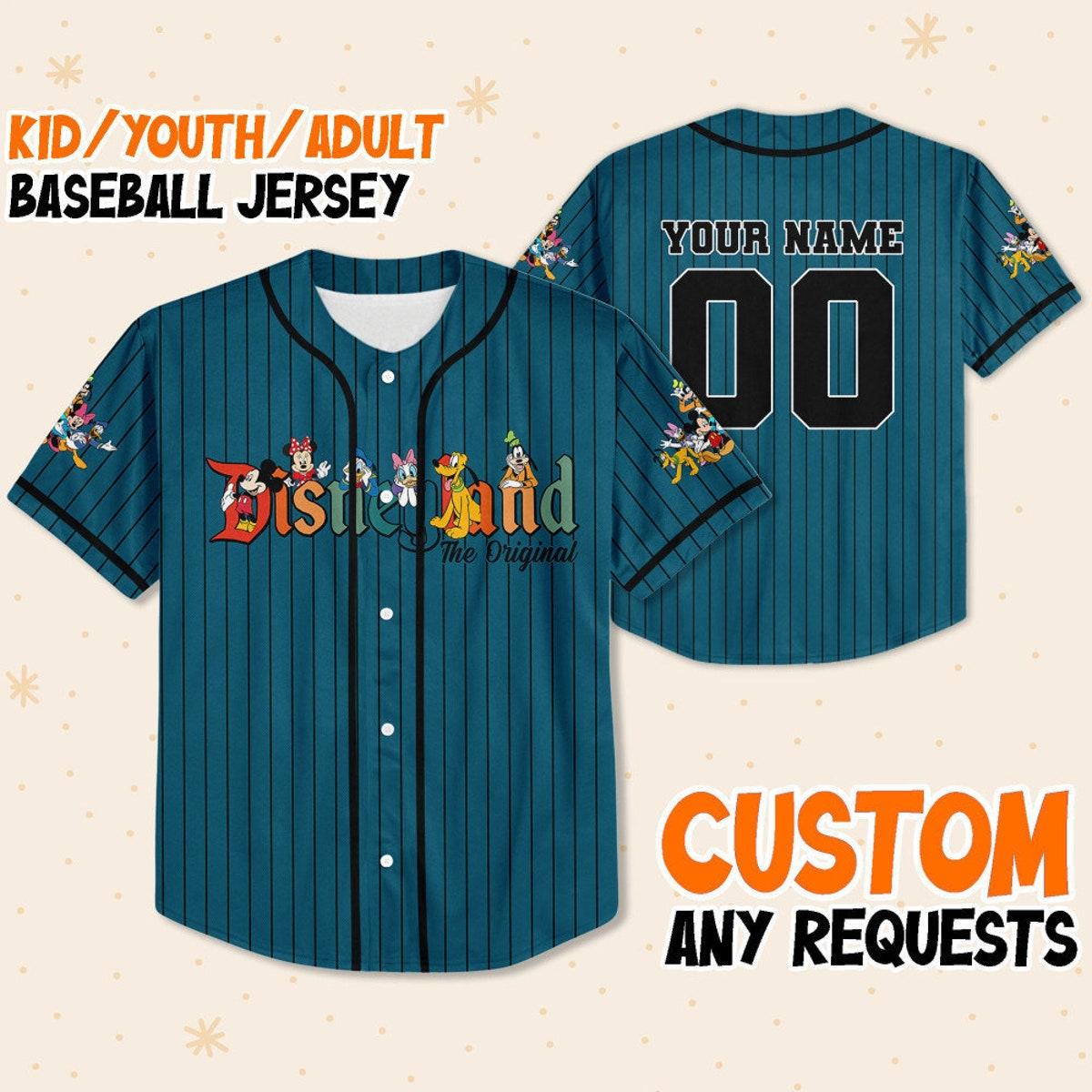 Mckenzieshoponline Disneyland The Original Characters Personalized Baseball Jersey For Fans - Image 2
