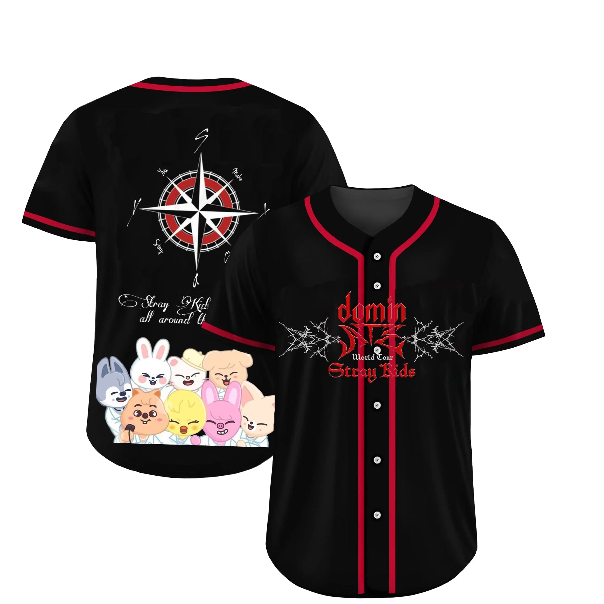 Mckenzieshoponline DominATE Stray Kids Personalized Baseball Jersey For Fans