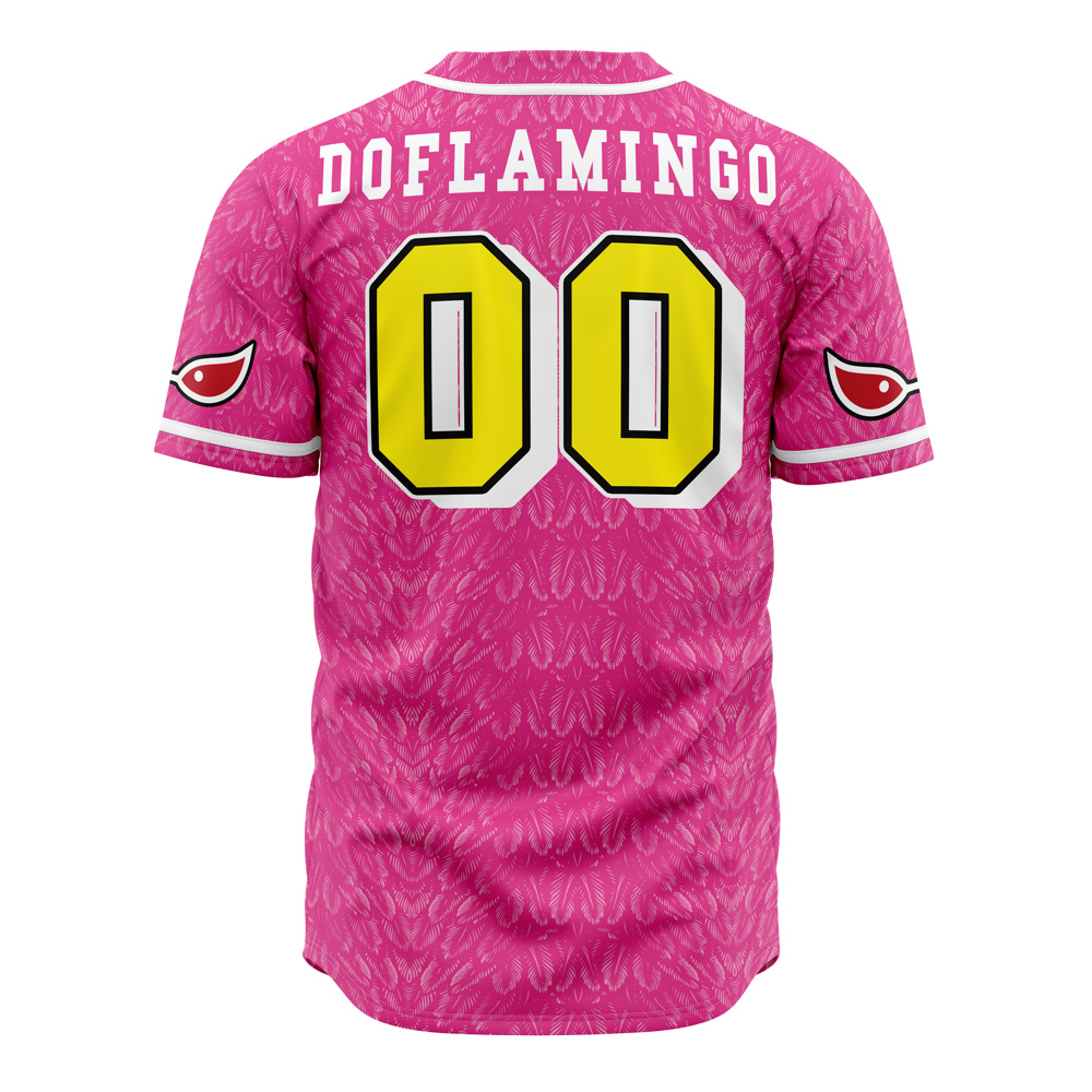 Mckenzieshoponline Donquixote Pirates Doflamingo One Piece Personalized Baseball Jersey For Fans - Image 3