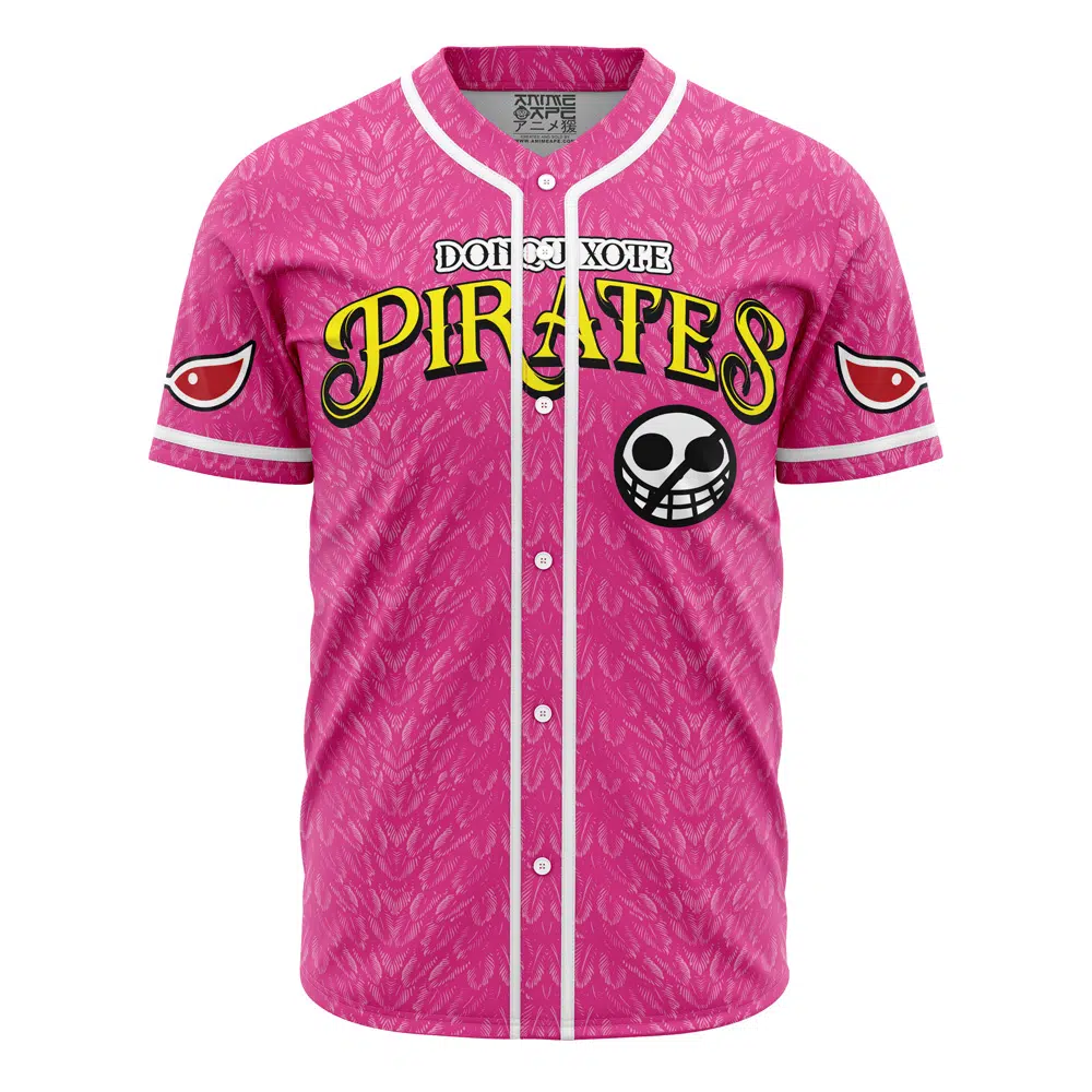 Mckenzieshoponline Donquixote Pirates Doflamingo One Piece Personalized Baseball Jersey For Fans