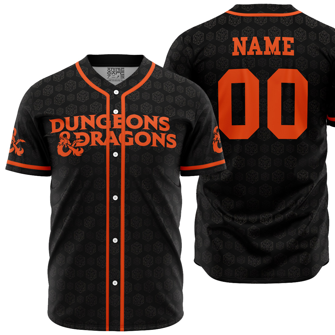 Mckenzieshoponline Dungeons & Dragons Personalized Baseball Jersey For Fans
