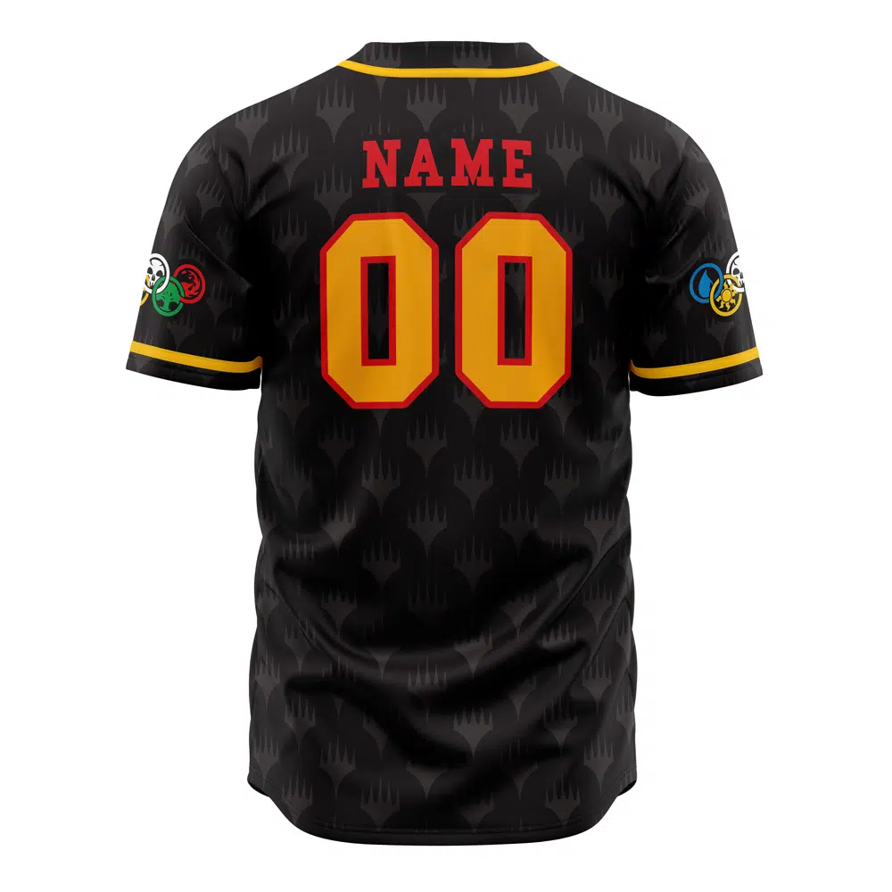 Mckenzieshoponline Elements of Magic the Gathering Personalized Baseball Jersey For Fans - Image 3