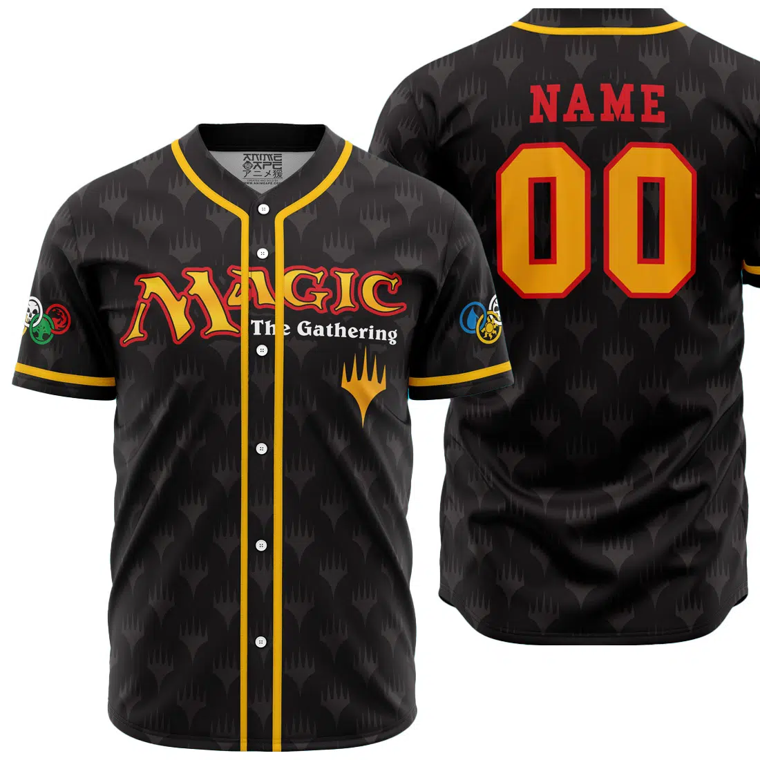 Mckenzieshoponline Elements of Magic the Gathering Personalized Baseball Jersey For Fans