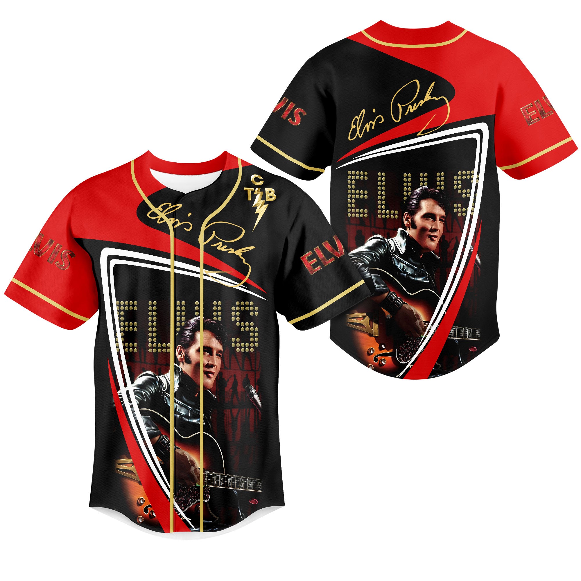 Mckenzieshoponline Elvis Presley Personalized Baseball Jersey For Fans - Image 2