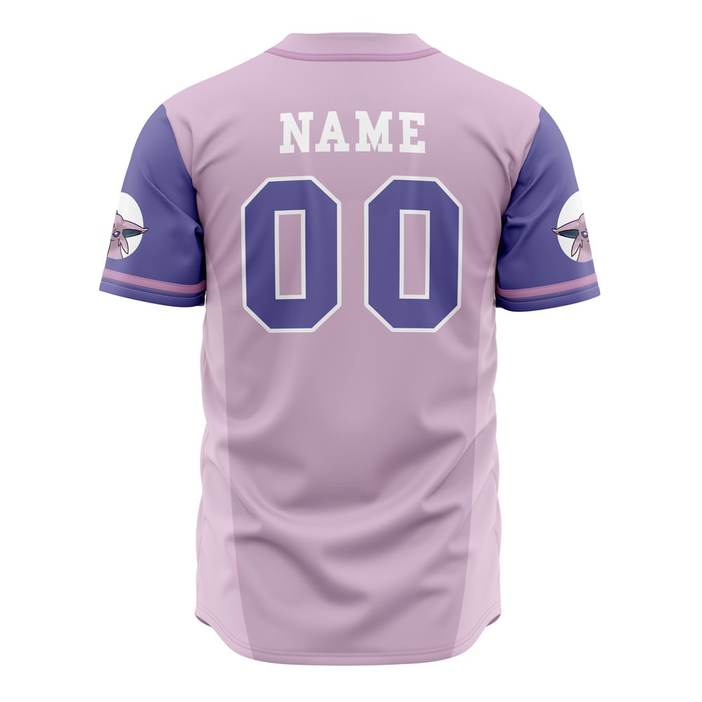 Mckenzieshoponline Espeon Eeveelution Pokemon Personalized Baseball Jersey For Fans - Image 3