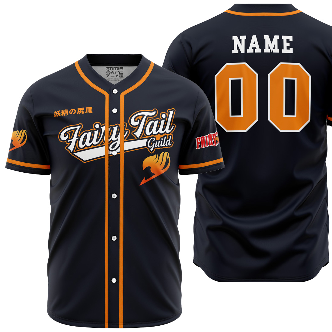 Mckenzieshoponline Fairy Tail Guild Fairy Tail Personalized Baseball Jersey For Fans