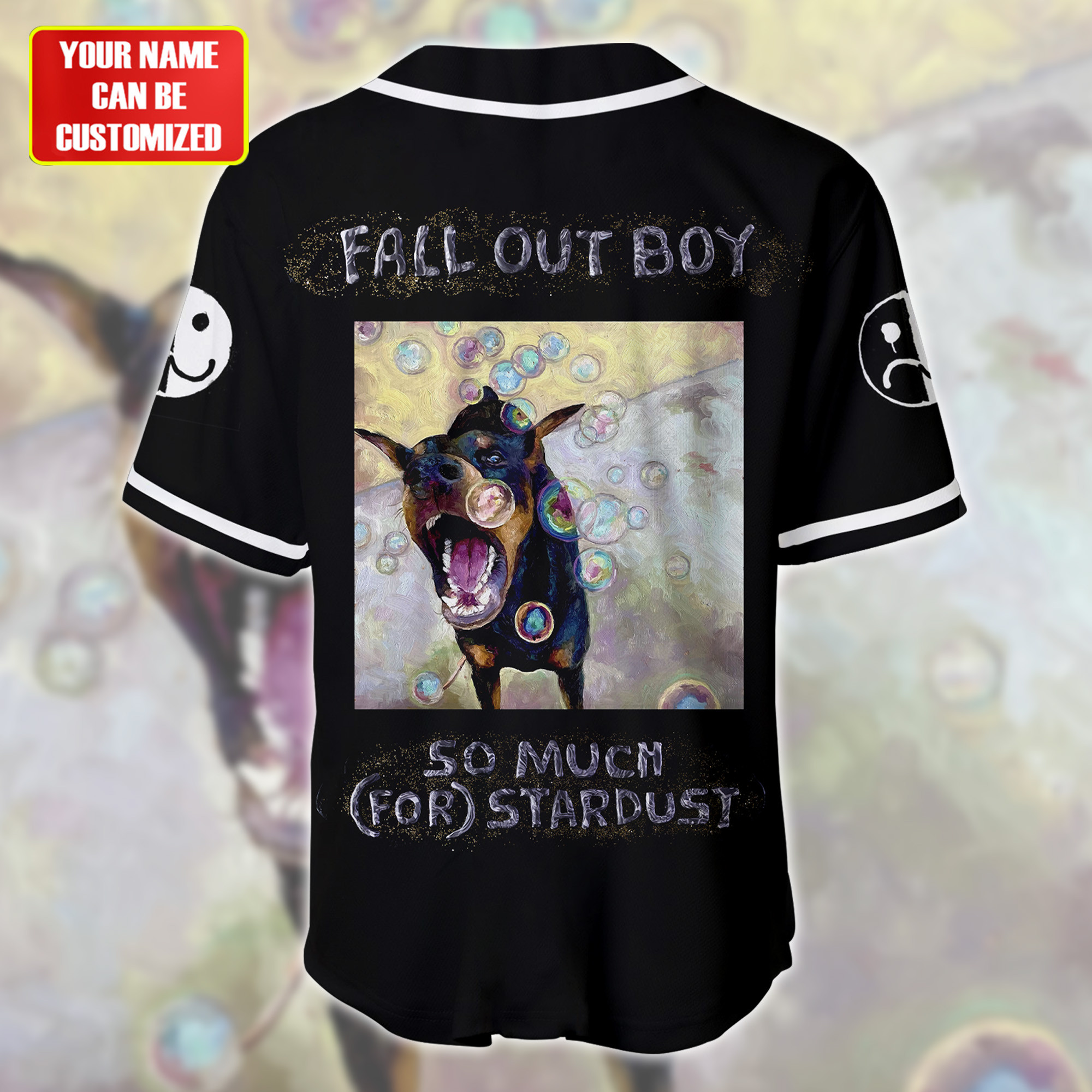 Jerseytrend Fall Out Boy So Much (For) Stardust Personalized Baseball Jersey For Fans - Image 3
