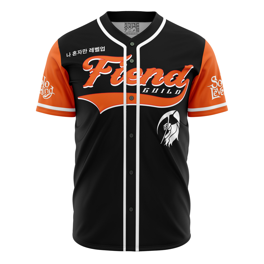 Mckenzieshoponline Fiend Guild Solo Leveling Personalized Baseball Jersey For Fans