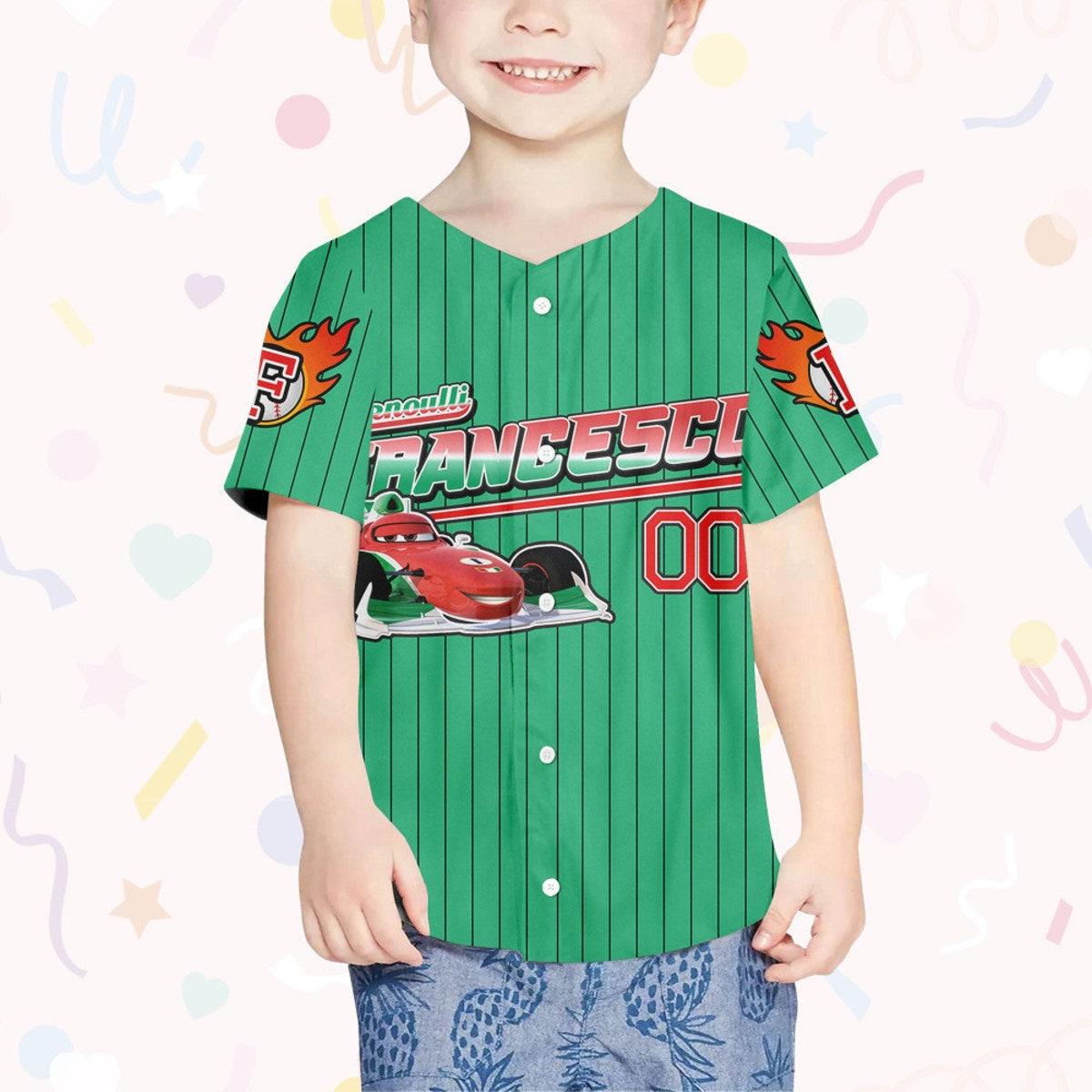 Mckenzieshoponline Francesco Redgreen Lightning Mcqueen Personalized Baseball Jersey For Fans - Image 5