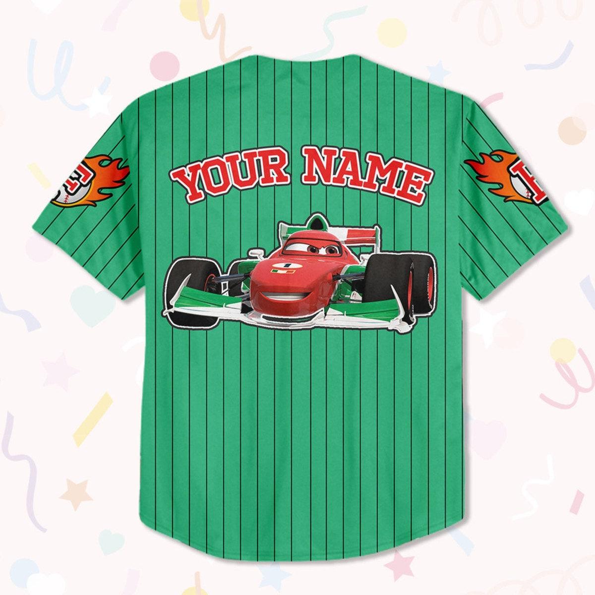 Mckenzieshoponline Francesco Redgreen Lightning Mcqueen Personalized Baseball Jersey For Fans - Image 4