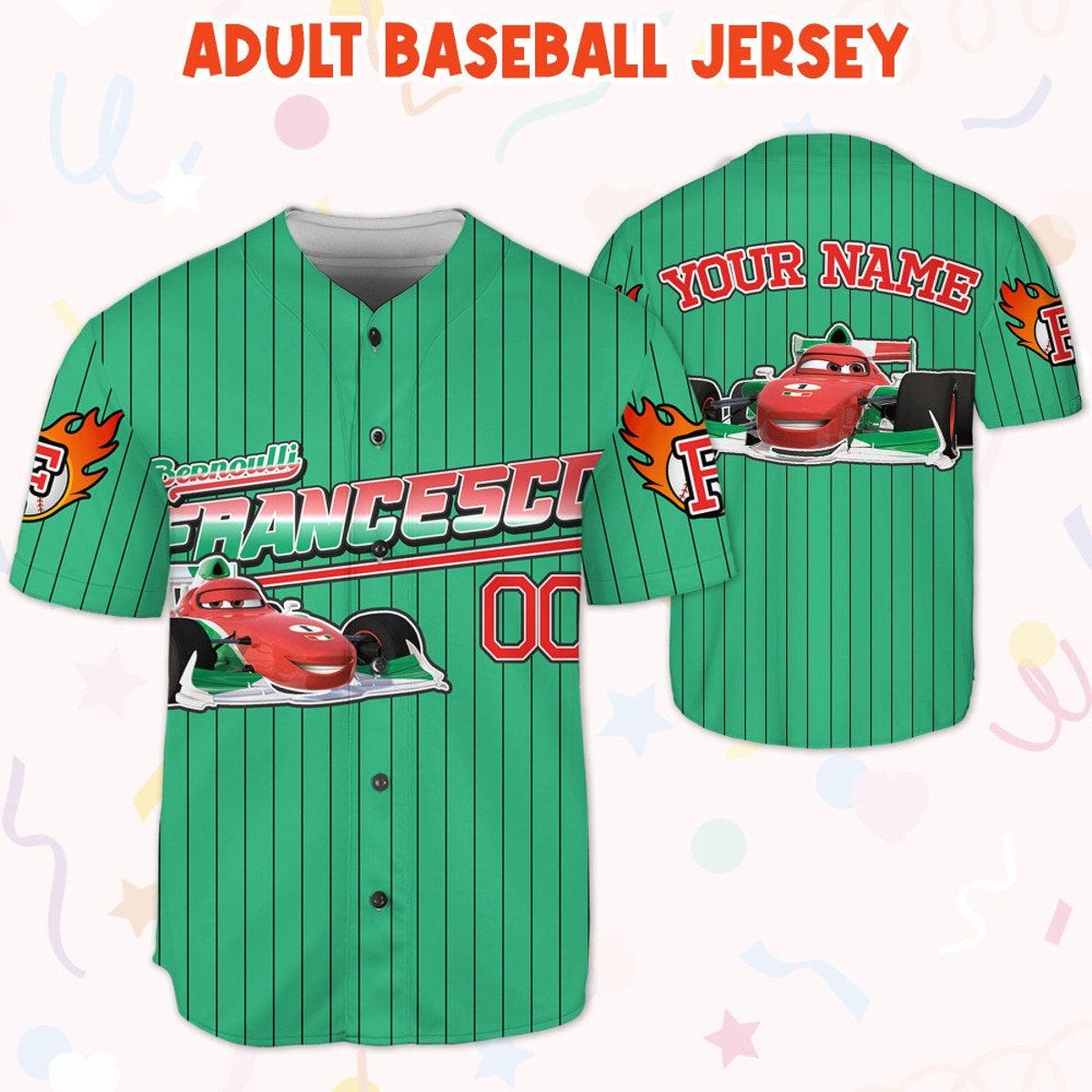 Mckenzieshoponline Francesco Redgreen Lightning Mcqueen Personalized Baseball Jersey For Fans - Image 6
