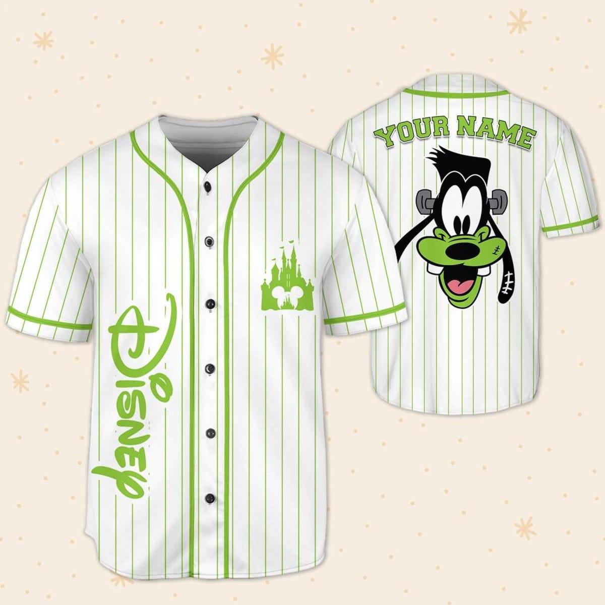 Mckenzieshoponline Frankenstein Goofy Disney Halloween Personalized Baseball Jersey For Fans - Image 6