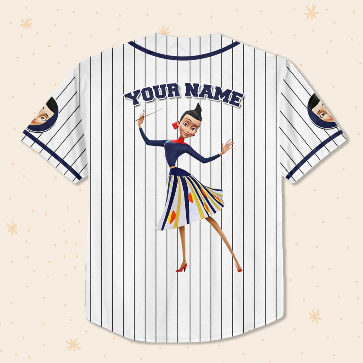 Mckenzieshoponline Franny Robinson White Meet The Robinsons Personalized Baseball Jersey For Fans - Image 4