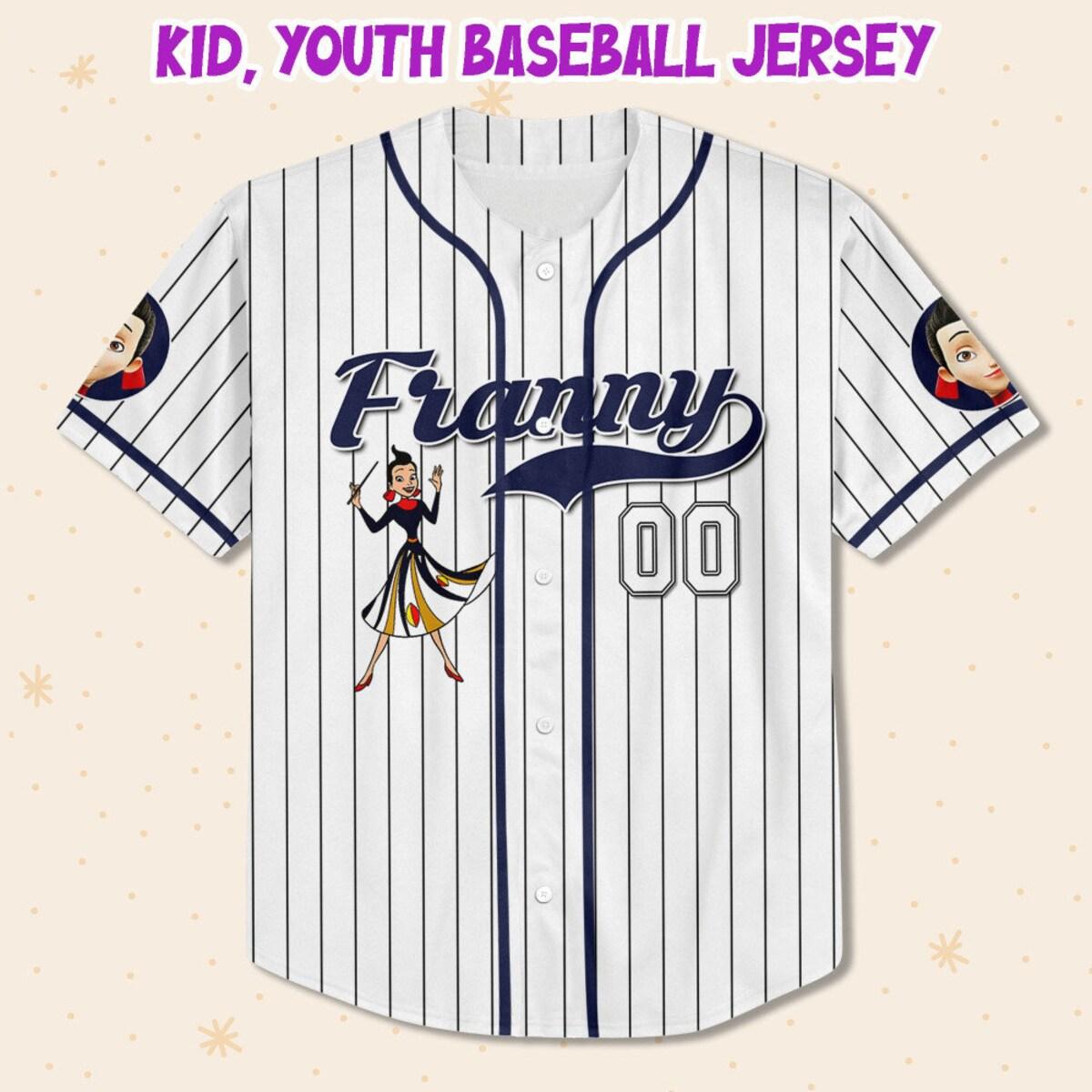 Mckenzieshoponline Franny Robinson White Meet The Robinsons Personalized Baseball Jersey For Fans - Image 3