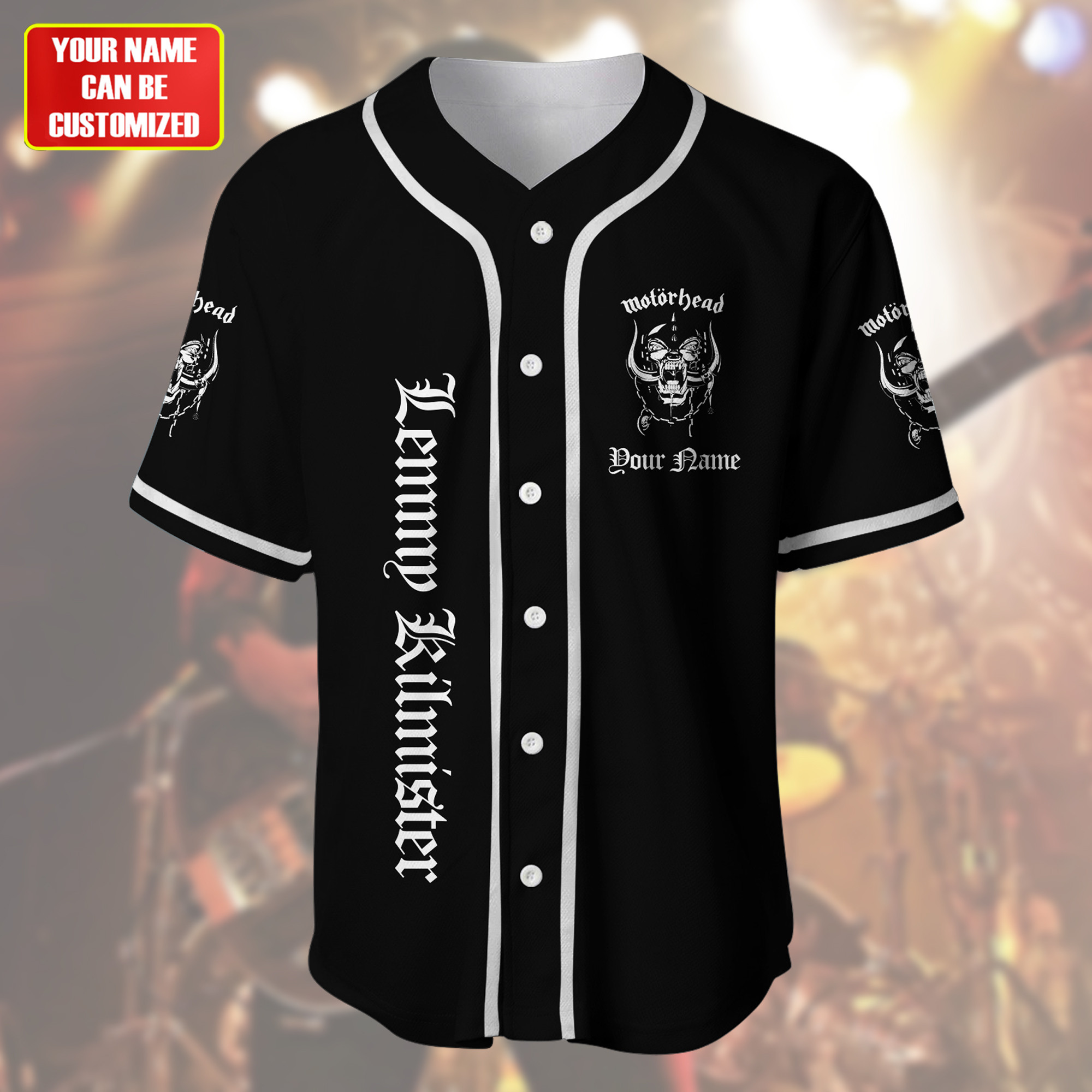 Jerseytrend Fraser Kilmister Lemmy Motörhead Band Personalized Baseball Jersey For Fans - Image 3