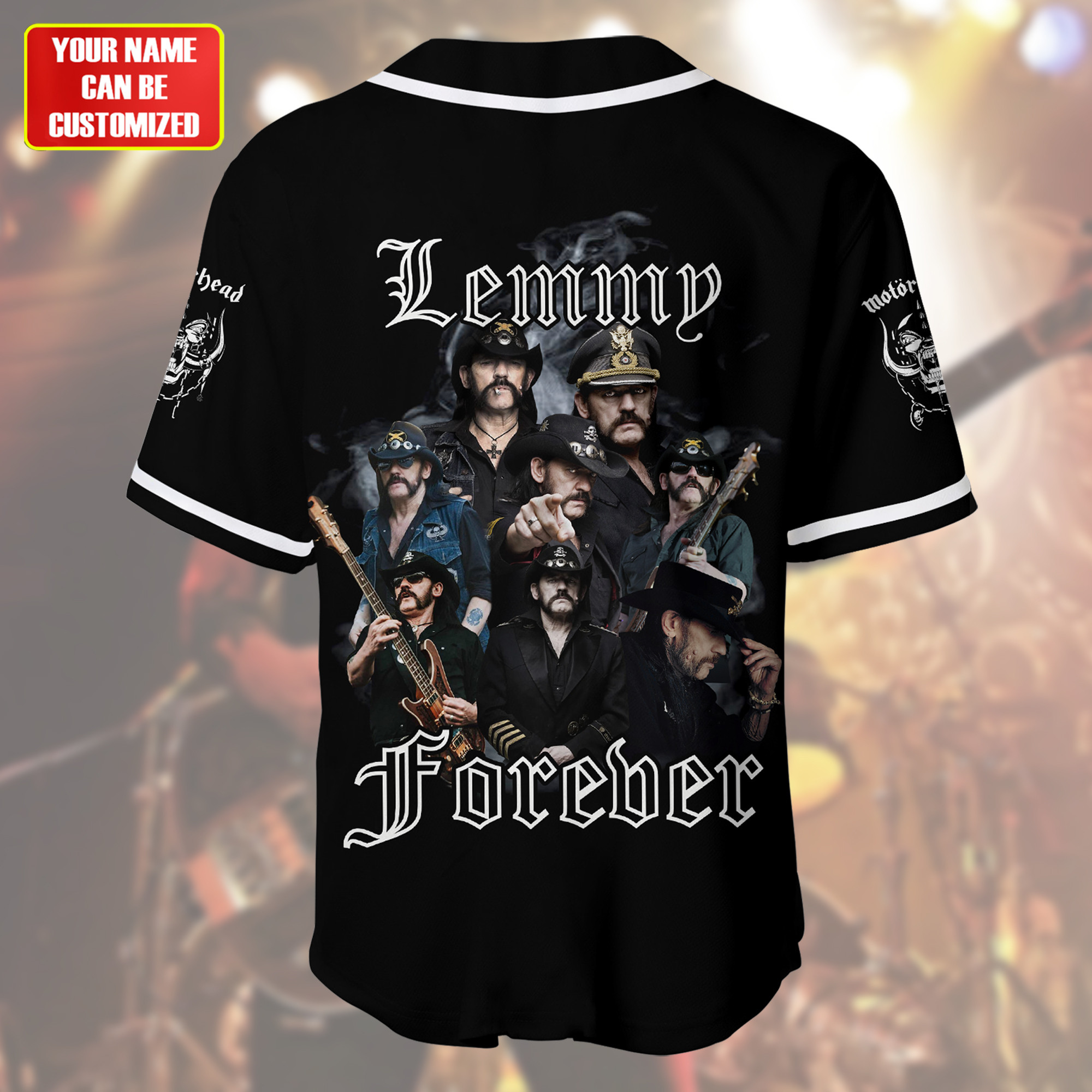 Jerseytrend Fraser Kilmister Lemmy Motörhead Band Personalized Baseball Jersey For Fans - Image 4