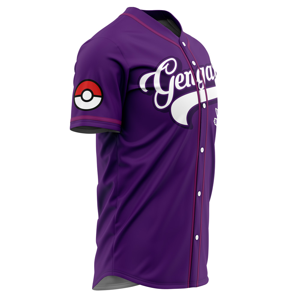 Mckenzieshoponline Gengars Pokemon Personalized Baseball Jersey For Fans - Image 2