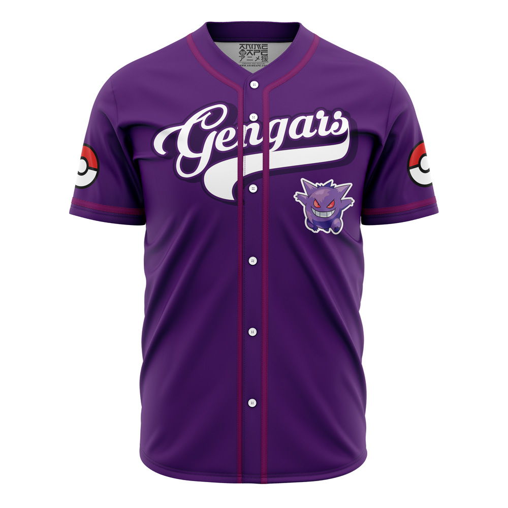 Mckenzieshoponline Gengars Pokemon Personalized Baseball Jersey For Fans